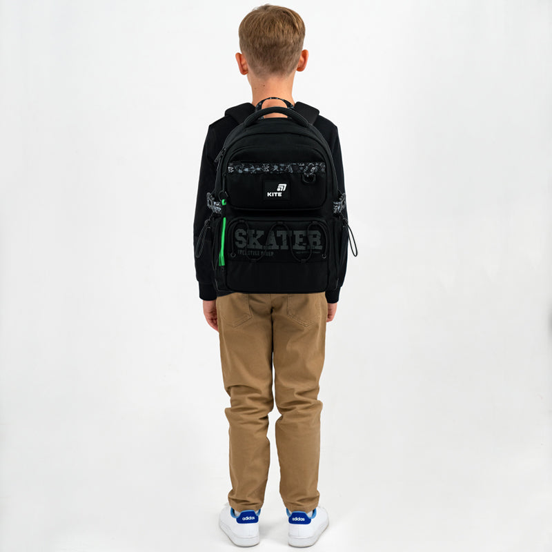 Kite Skater Ergonomic School Backpack for Grades 1-4, Heights 130-145 cm