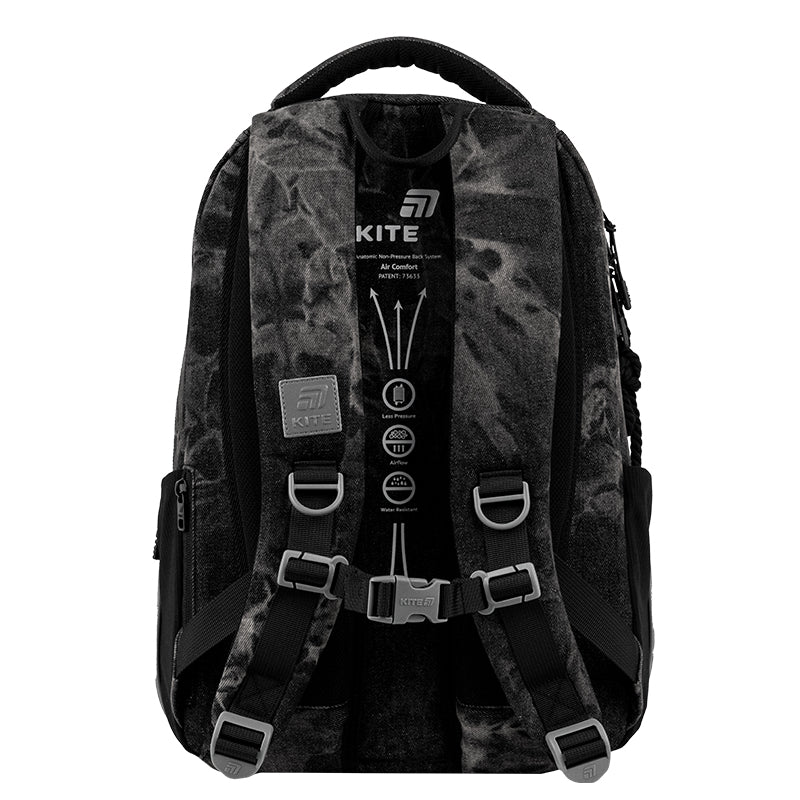 Kite Denim Core Teen Backpack – Air Comfort, Tablet, for Grades 4-8