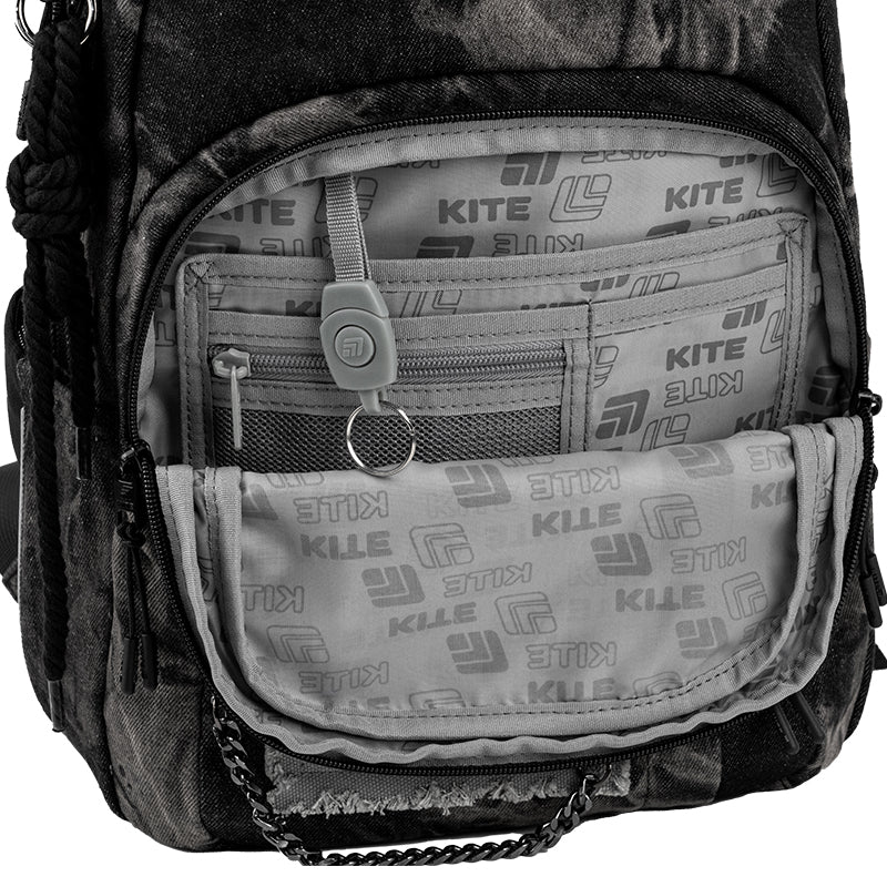 Kite Denim Core Teen Backpack – Air Comfort, Tablet, for Grades 4-8