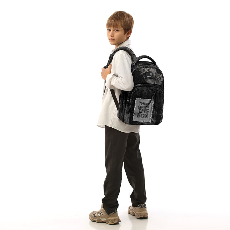 Kite Denim Core Teen Backpack – Air Comfort, Tablet, for Grades 4-8