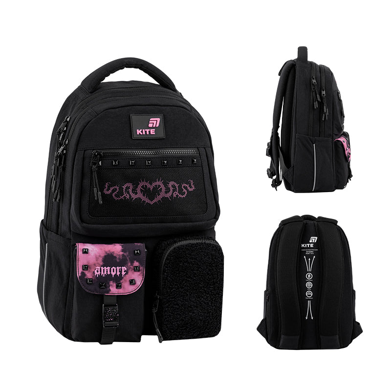 Kite Drama Queen Teen Backpack – Air Comfort, Tablet, for Grades 4-7