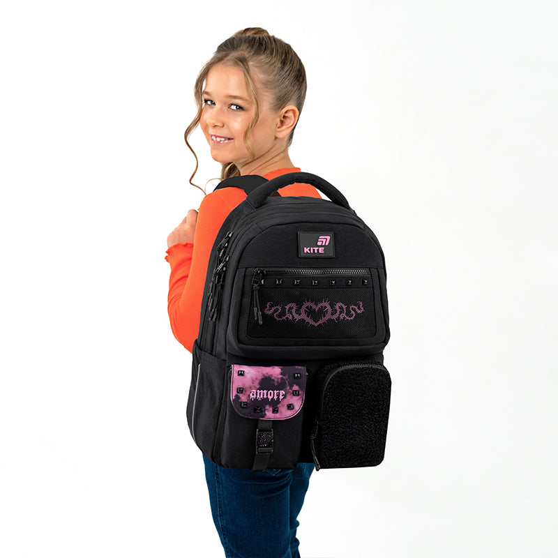 Kite Drama Queen Teen Backpack – Air Comfort, Tablet, for Grades 4-7