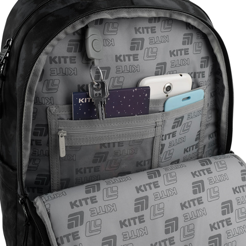 Kite Break Limits Teen Backpack – Chest Strap, Tablet, for Grades 4-7