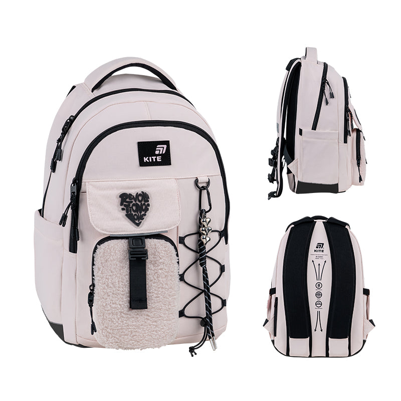 Kite Tenderly Teen Backpack – Air Comfort, Laptop, for Heights 145-175 cm