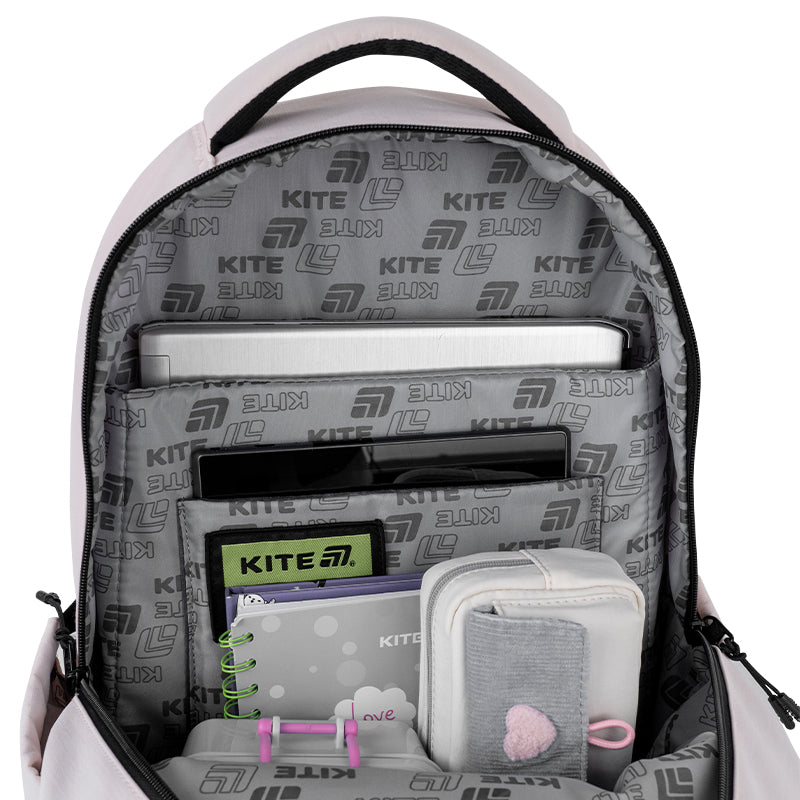 Kite Tenderly Teen Backpack – Air Comfort, Laptop, for Heights 145-175 cm