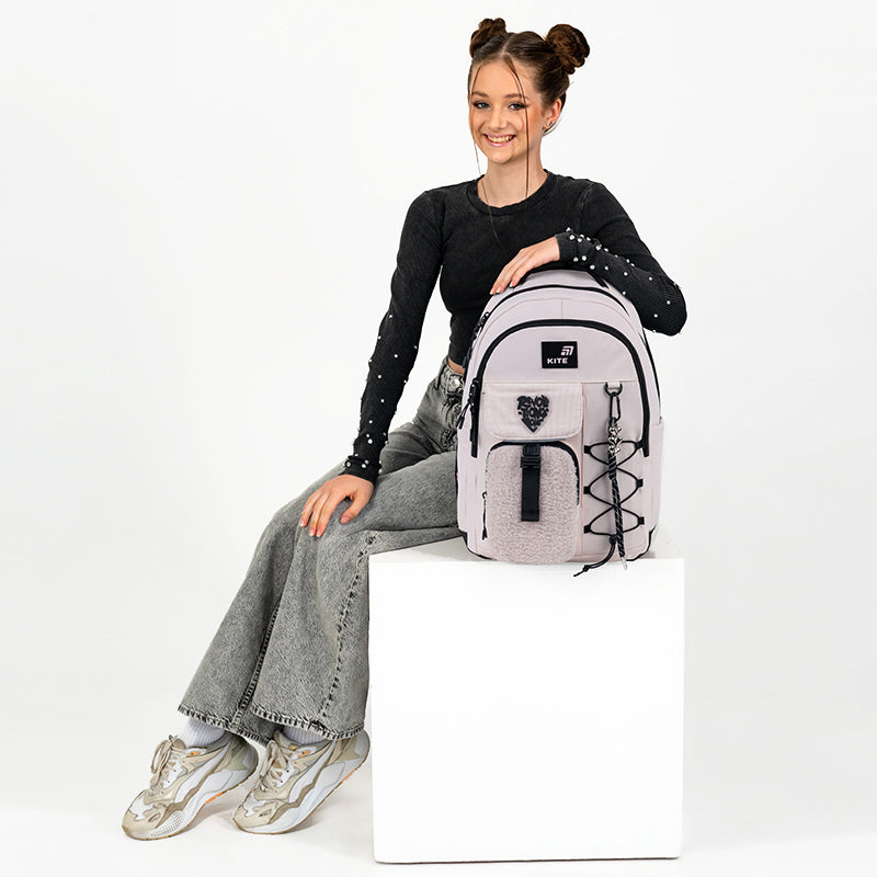 Kite Tenderly Teen Backpack – Air Comfort, Laptop, for Heights 145-175 cm