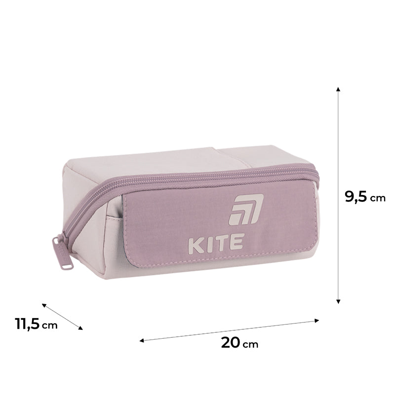 Kite Bright School Pencil Case – Zip, Holds Pens, Pencils and Markers