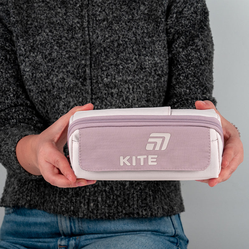 Kite Bright School Pencil Case – Zip, Holds Pens, Pencils and Markers