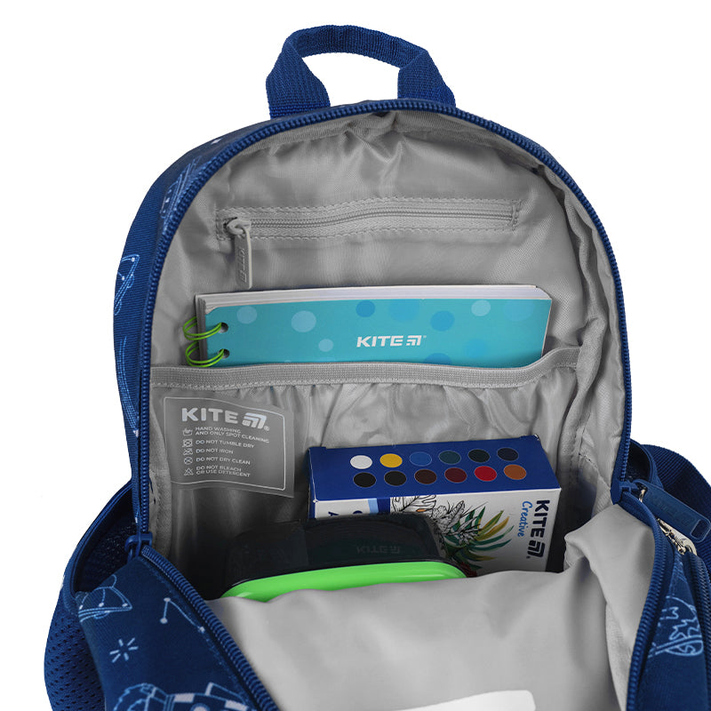 Kite In Space Kids Backpack for Ages 4-7 – Kindergarten Ready