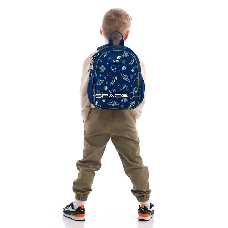 Kite In Space Kids Backpack for Ages 4-7 – Kindergarten Ready
