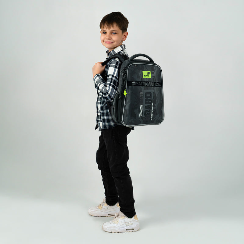 Kite SK8 Board Hard Shell School Backpack – IGR Certified, Grades 1-4