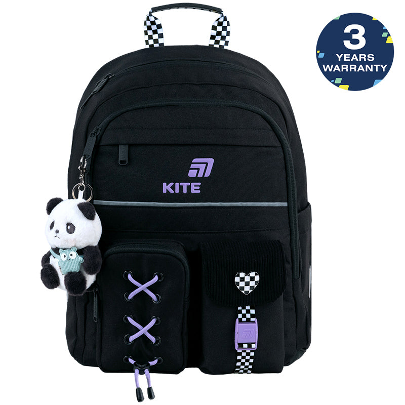 Kite Panda Love School Backpack for Grades 1-4, Heights 130-145 cm