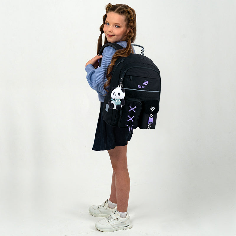 Kite Panda Love School Backpack for Grades 1-4, Heights 130-145 cm
