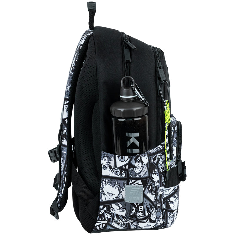 Kite Anime Boy School Backpack for Grades 1-4, Heights 130-145 cm