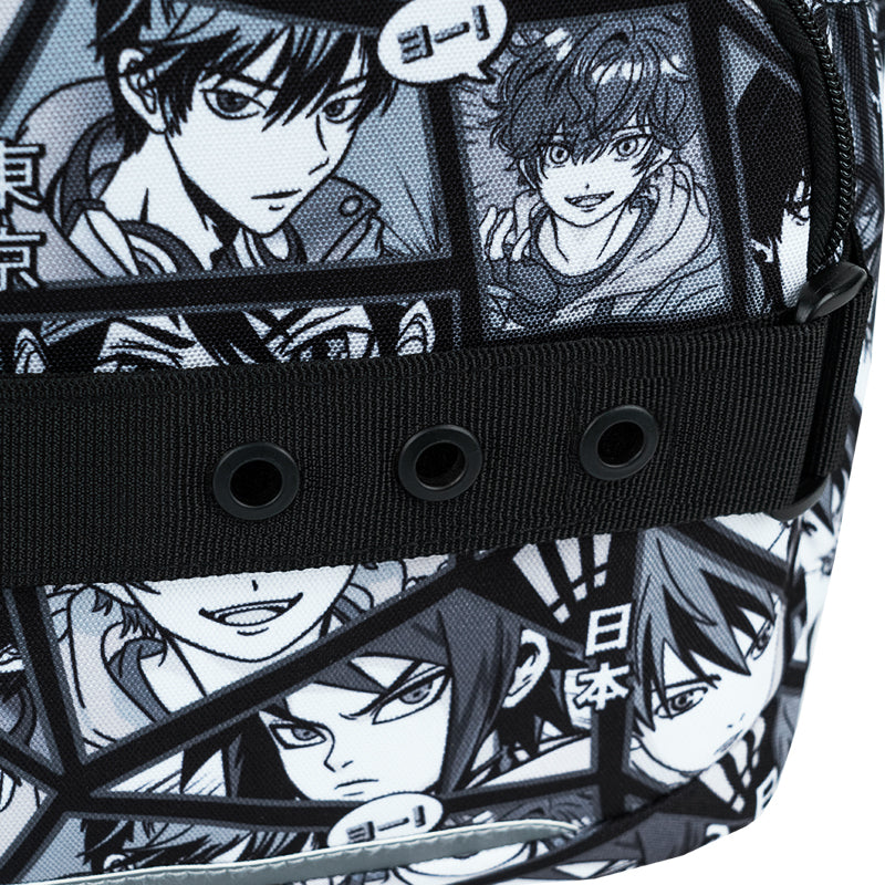 Kite Anime Boy School Backpack for Grades 1-4, Heights 130-145 cm