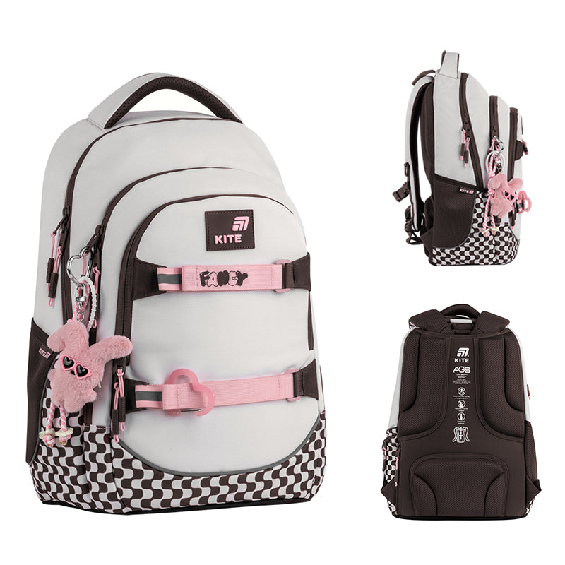 Kite Fancy Teen Backpack – Anti-Gravity System, IGR Certified, Grades 4-7