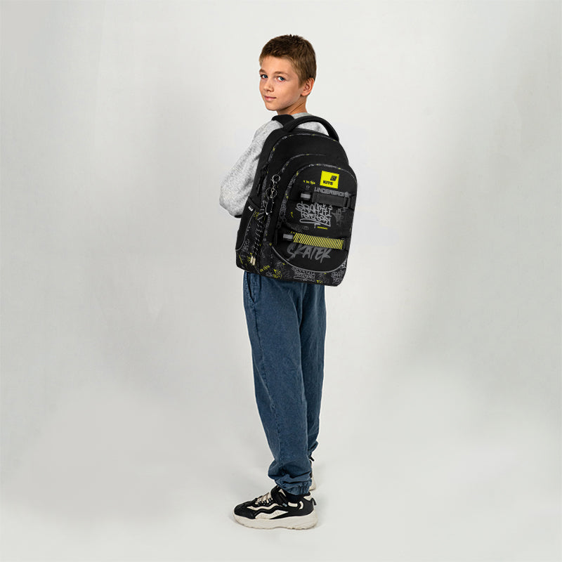 Kite Graffiti Teen Backpack – Anti-Gravity System, IGR Certified, Grades 4-7