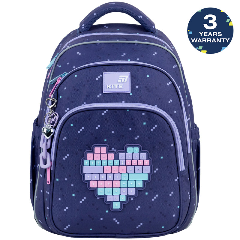 Kite Type Love School Backpack for Grades 1-2, Heights 115-130 cm