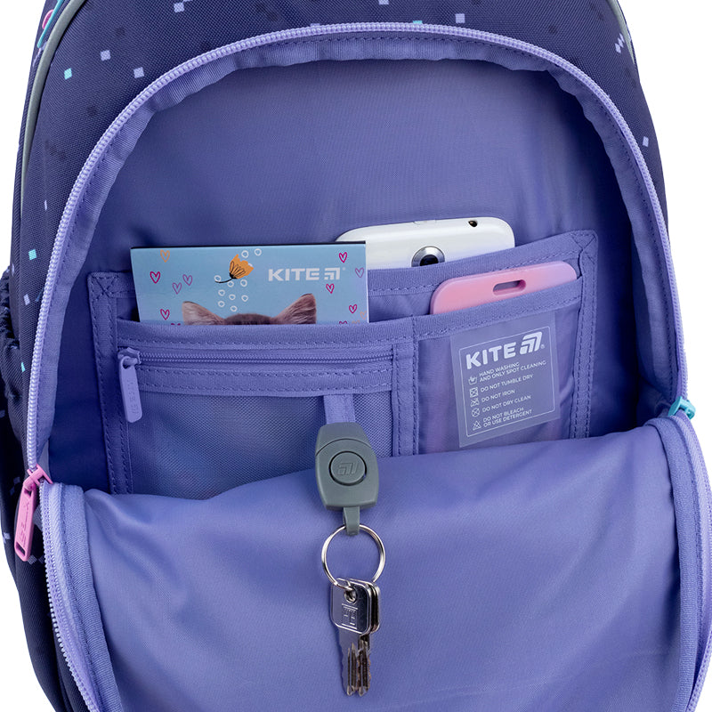 Kite Type Love School Backpack for Grades 1-2, Heights 115-130 cm