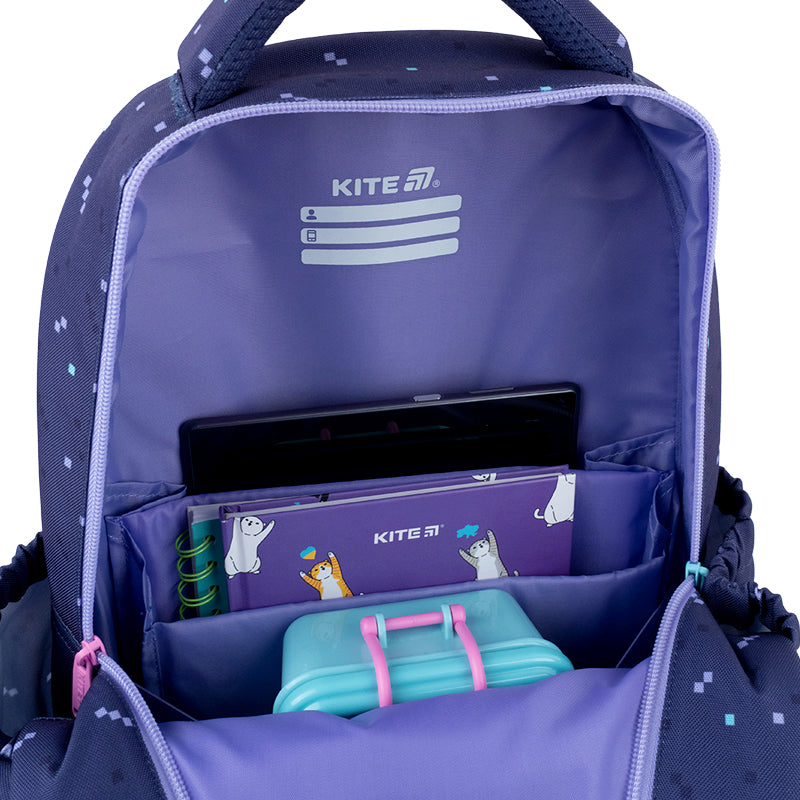 Kite Type Love School Backpack for Grades 1-2, Heights 115-130 cm