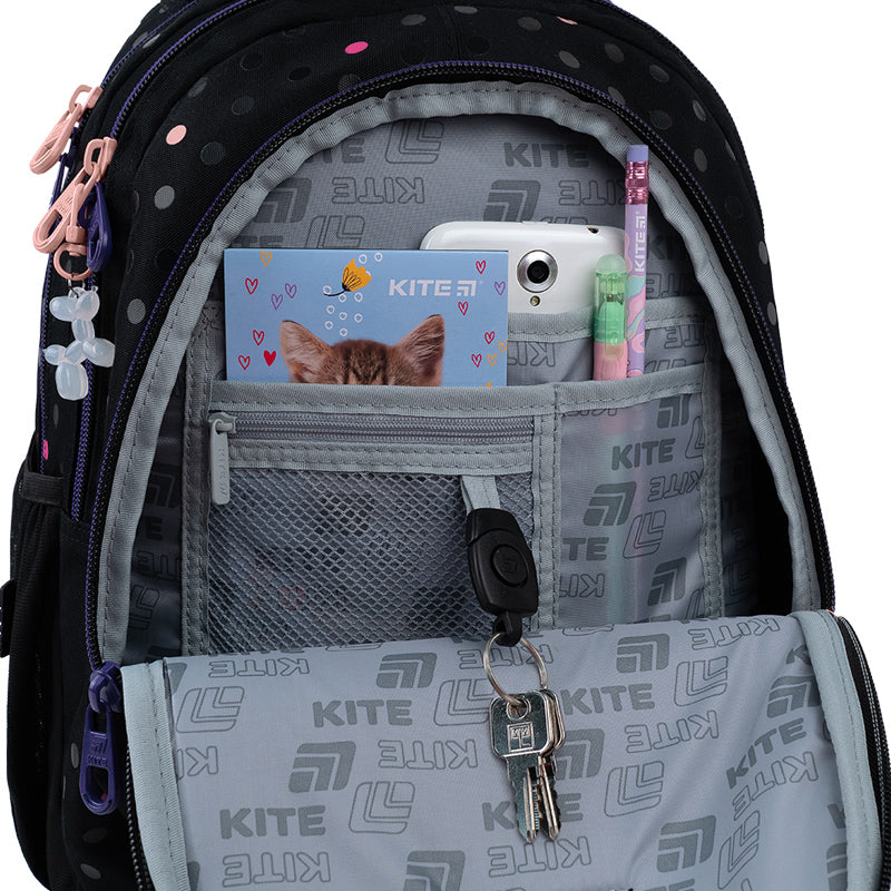 Kite Romantic Street Art Teen Backpack – Ergo Teens Back, Tablet, Grades 4-7