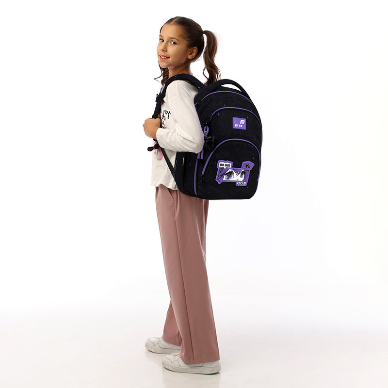 Kite Anime Girl Teen Backpack – Ergo Teens Back, Tablet, for Grades 4-7
