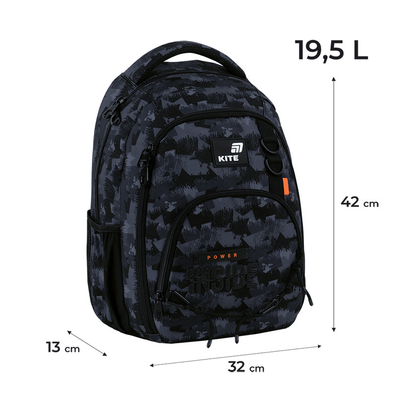 Kite Power Inside Teen Backpack – Ergo Teens Back, Tablet, for Grades 4-7