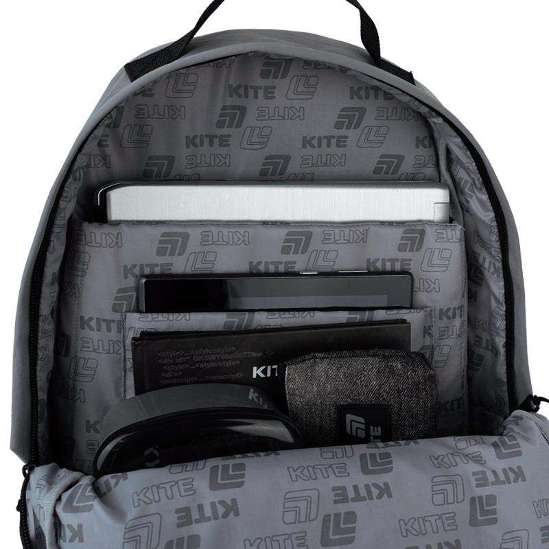 Kite No One Cares Teen Backpack – Air Comfort, Laptop, for Heights 145-175 cm