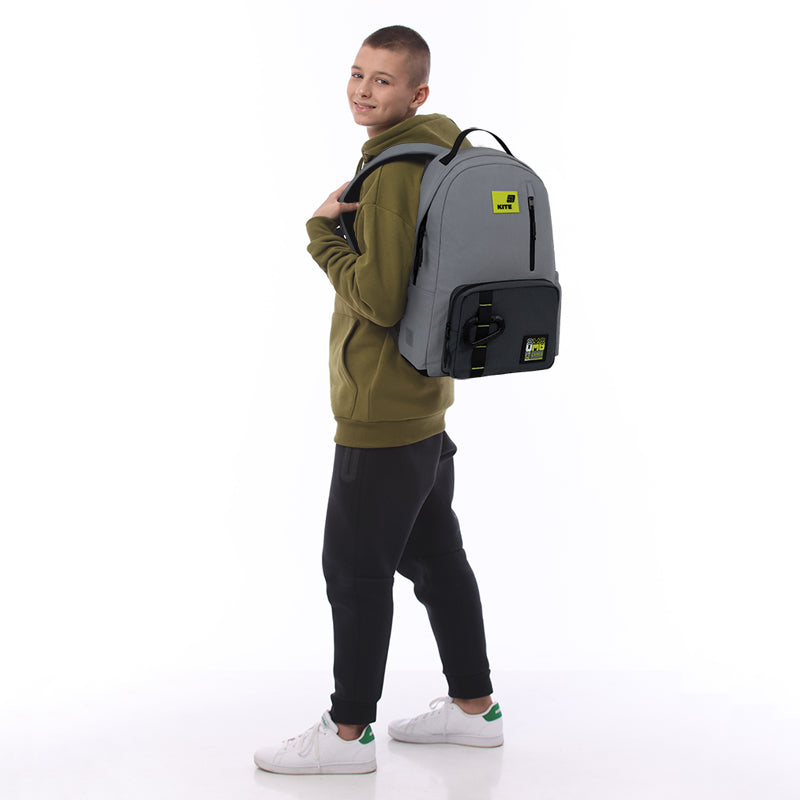 Kite No One Cares Teen Backpack – Air Comfort, Laptop, for Heights 145-175 cm