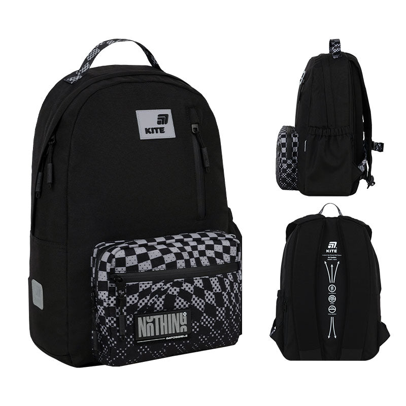 Kite Nothing Impossible Teen Backpack – Air Comfort, Tablet, for Grades 4-7