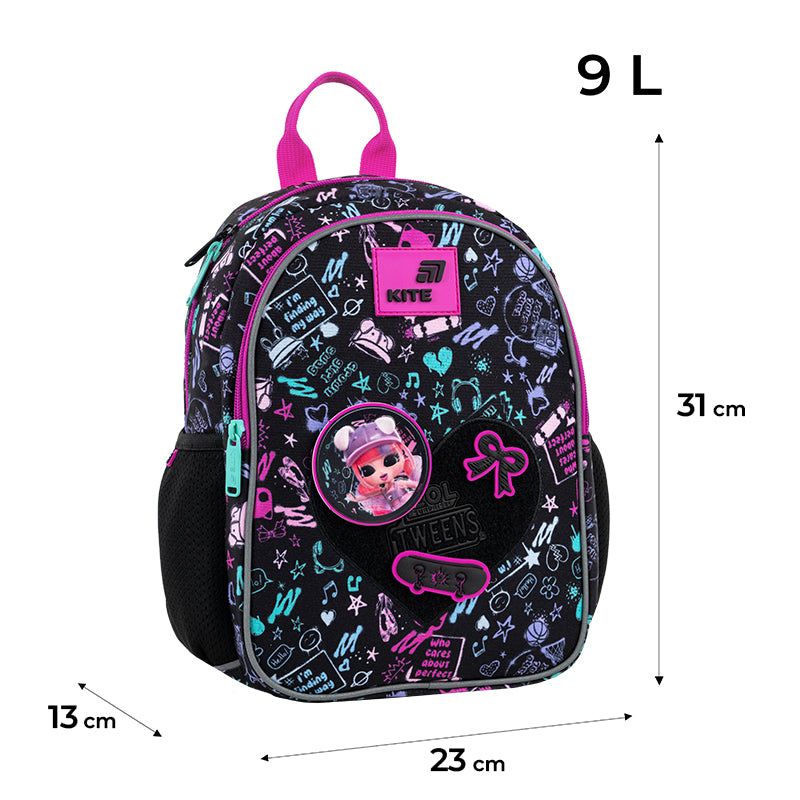Kite LOL Kids Backpack for Ages 4-7 – Kindergarten and Preschool