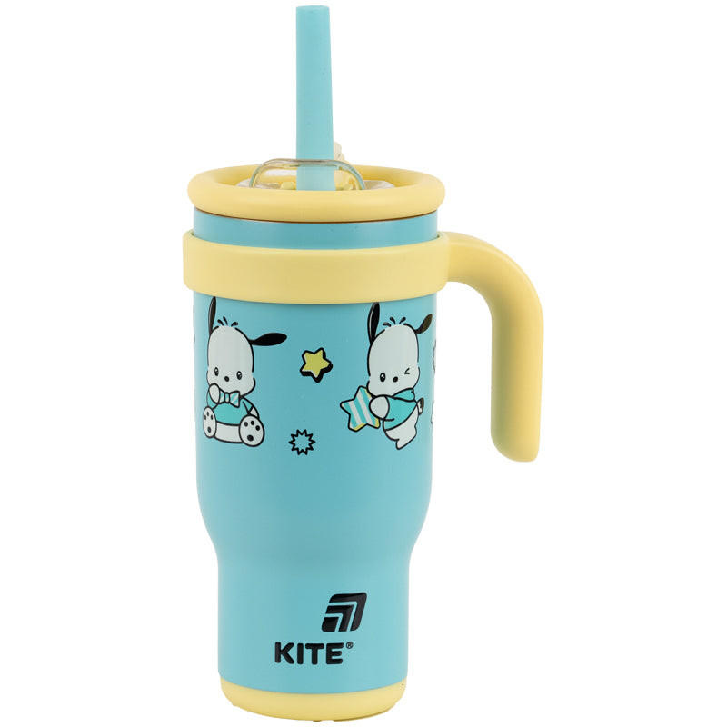 Kite Pochacco 530 ml Straw Thermo Mug – Hot 4 Hours, Cold 15 Hours