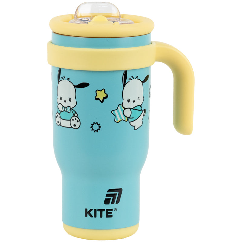 Kite Pochacco 530 ml Straw Thermo Mug – Hot 4 Hours, Cold 15 Hours