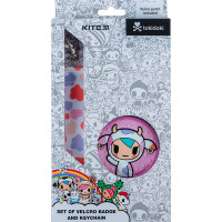 Set of velcro badge and keychain Kite tokidoki TK24-3010-1, 2 pcs.