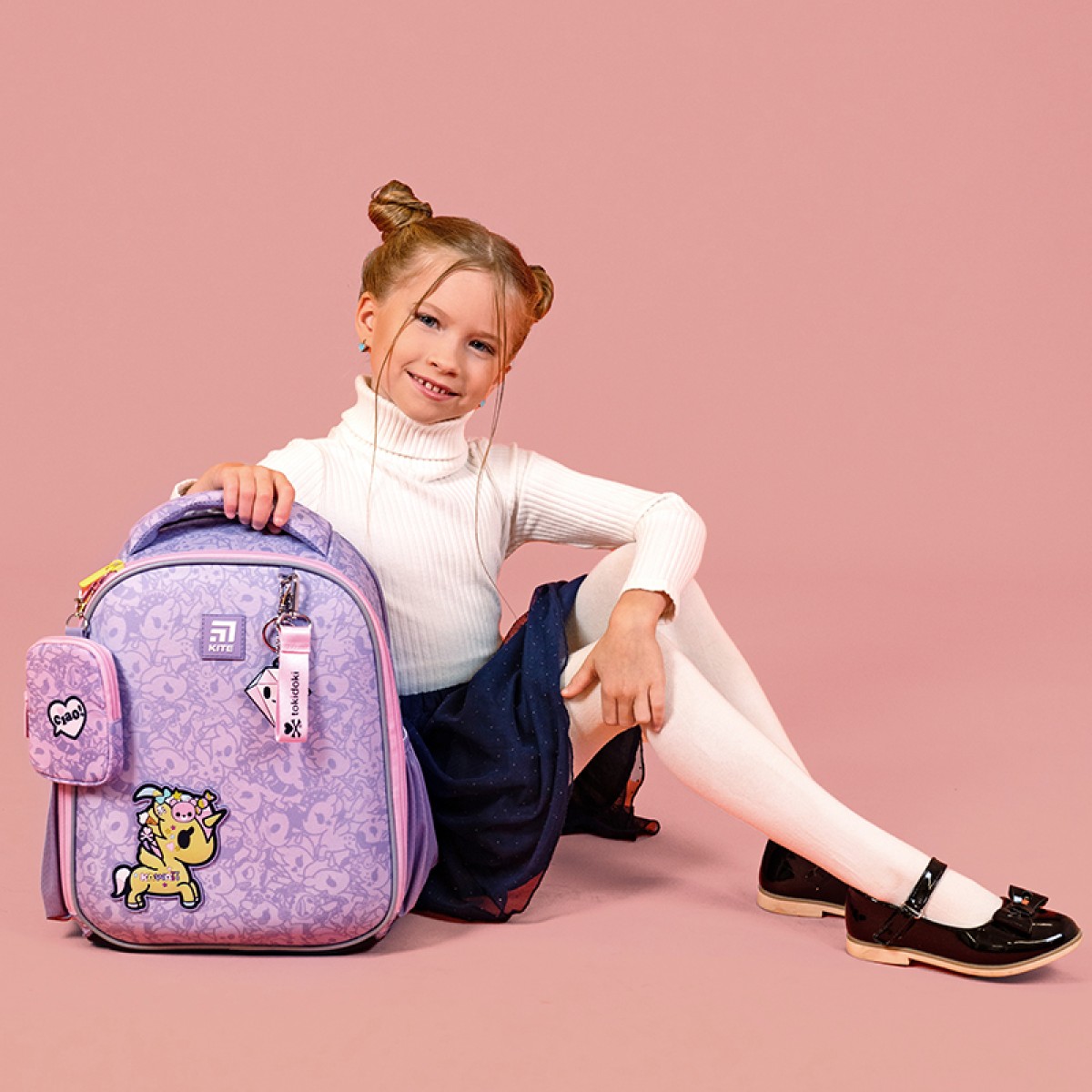 Hard-shaped school backpack Kite Education Tokidoki TK24-555S