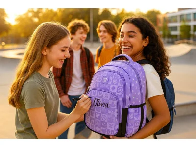Should I Put My Child’s Name on Her Backpack?