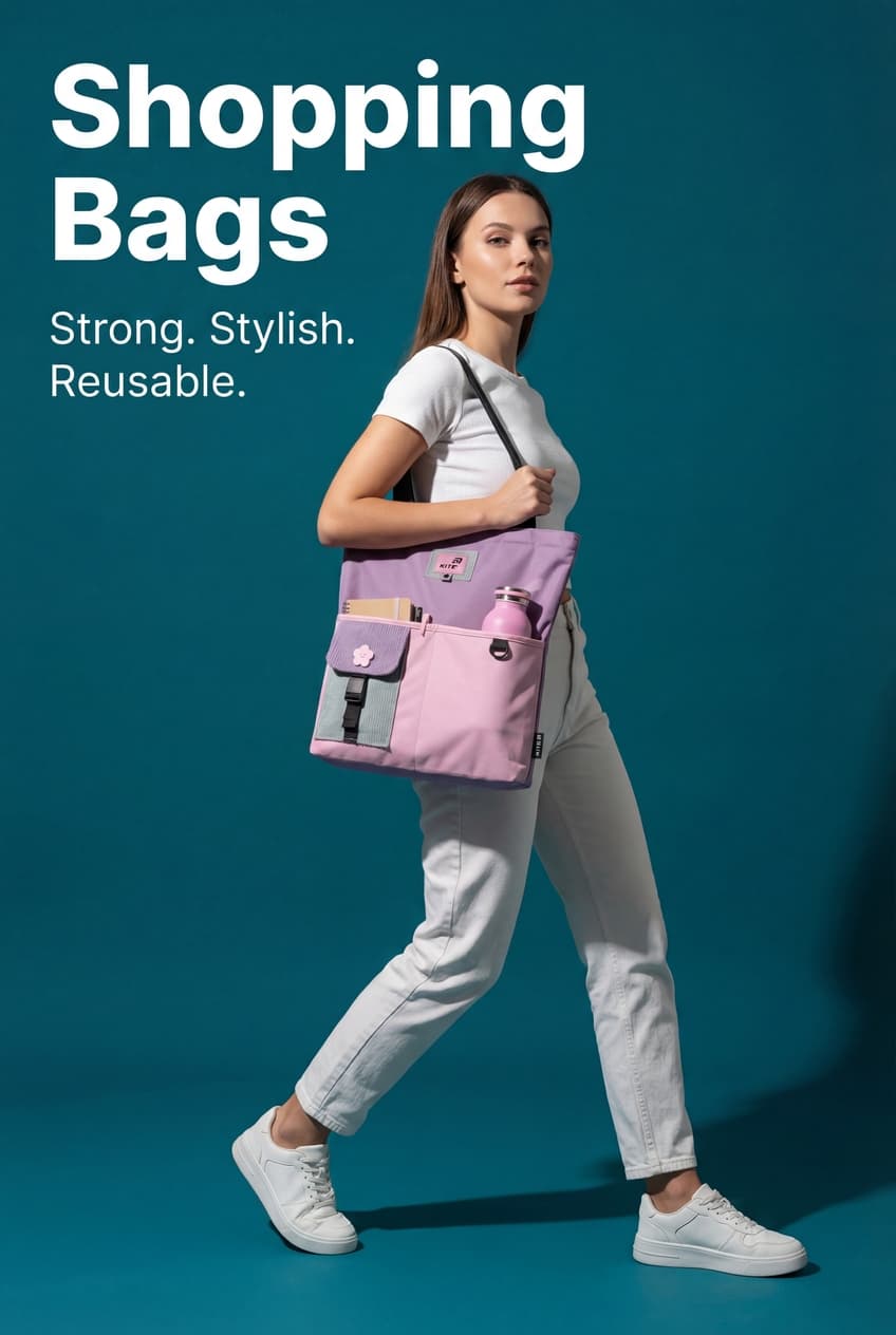 Shopping bags – strong, stylish, reusable