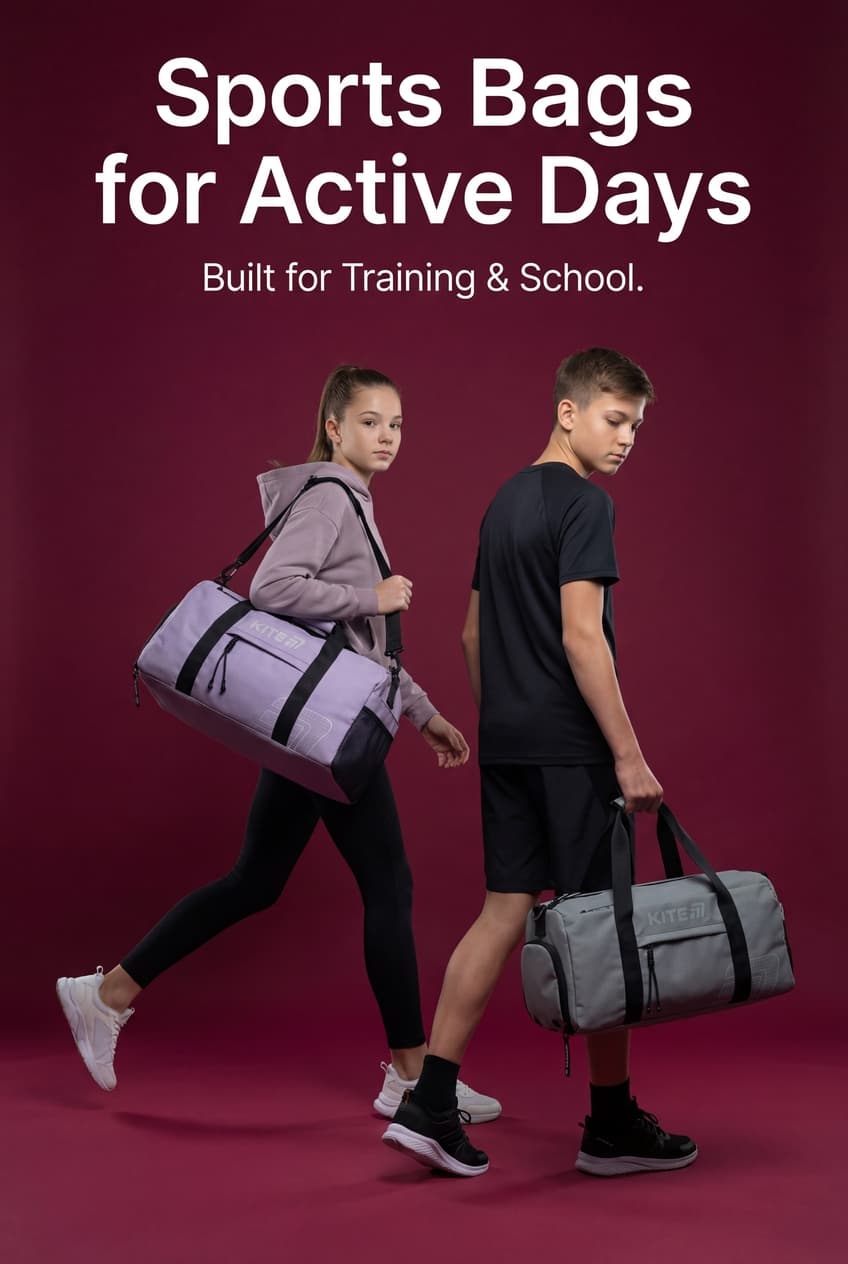 Sports bags for active days – built for training and school