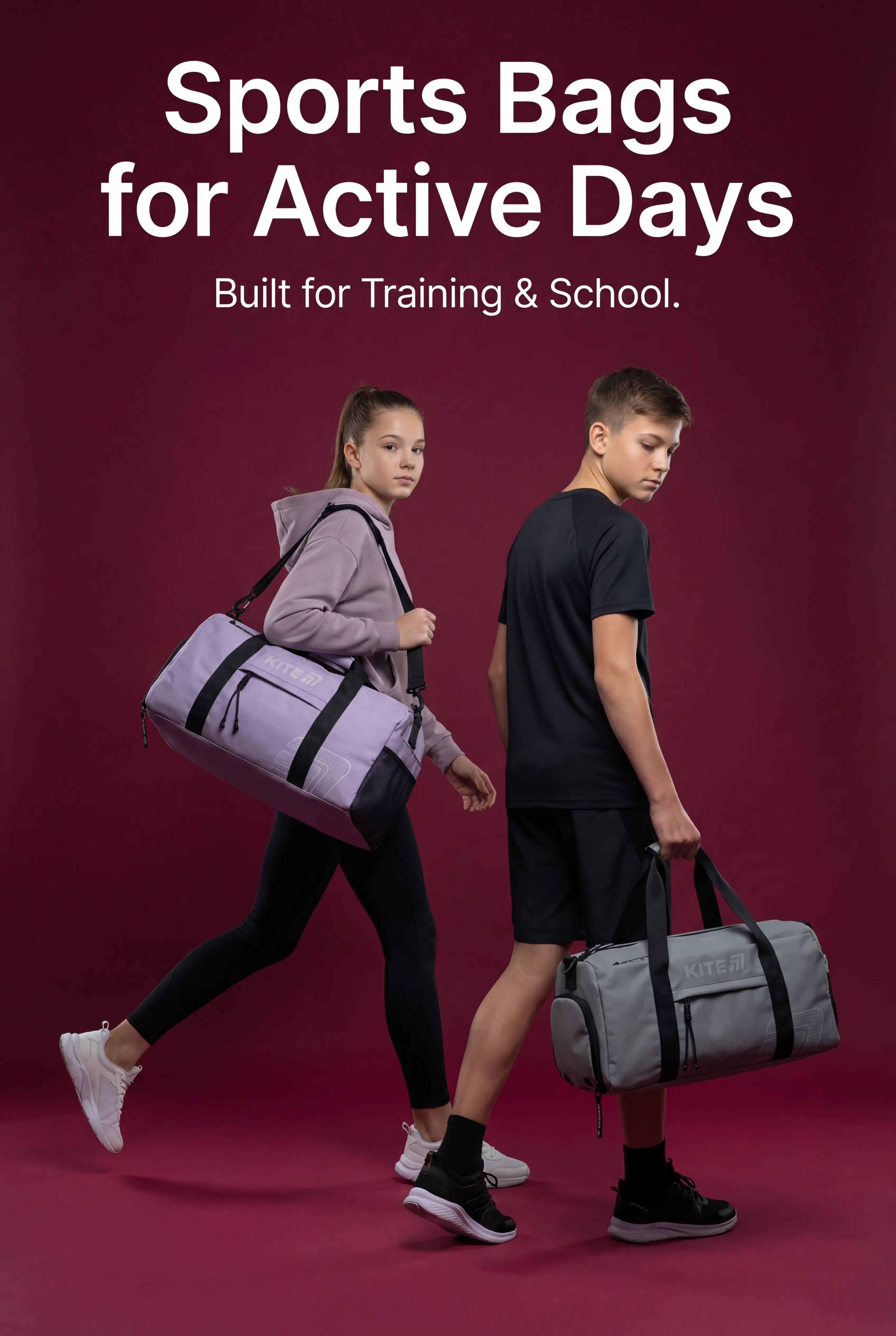 Sports bags for active days – built for training and school
