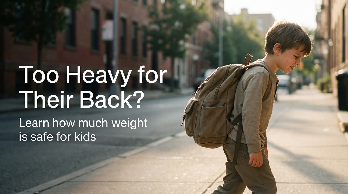 How heavy should a school backpack be — safe backpack weight for kids Canada