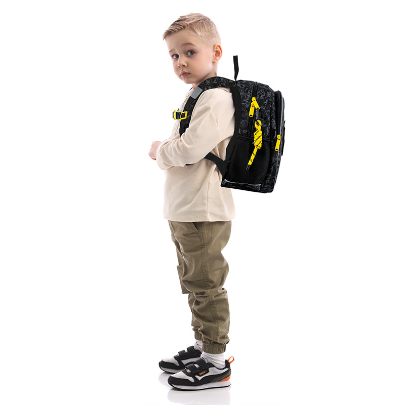 Kite DC Batman Kids Backpack storage and construction details