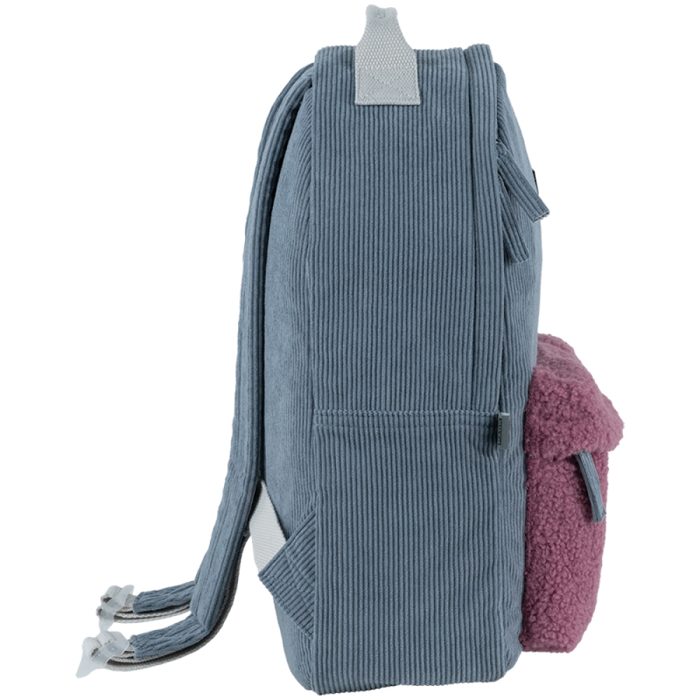 GoPack Education Teens GO25-147M-3 Dark Gray Side and Back View