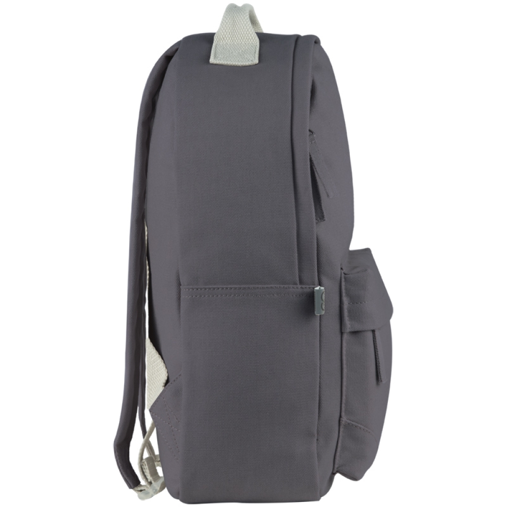 GoPack Education Teens GO25-147M-7 Gray Back and Side View
