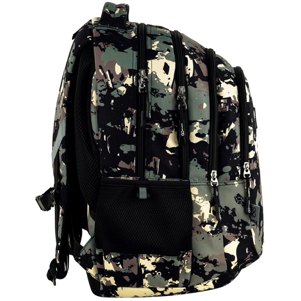 GoPack Teens GO25-162L-6 Camo Side and Back View