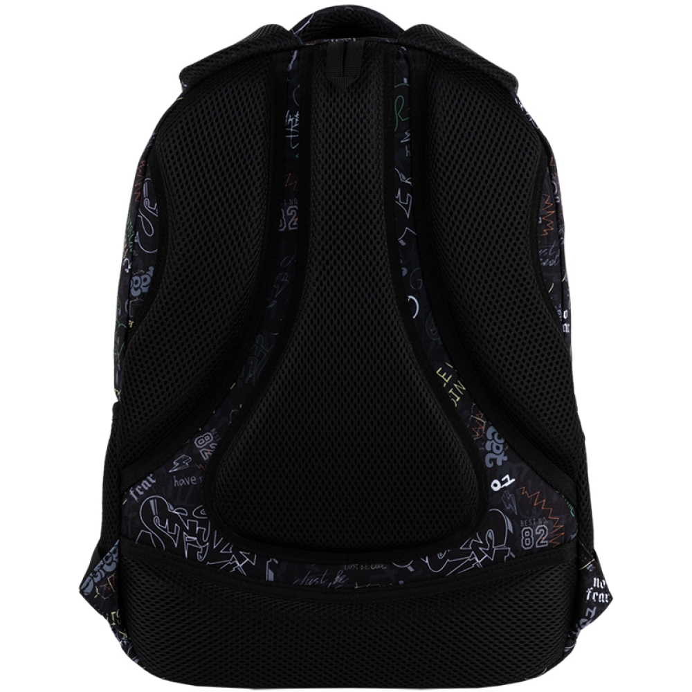 GoPack Teens GO25-162M-6 Black Front View