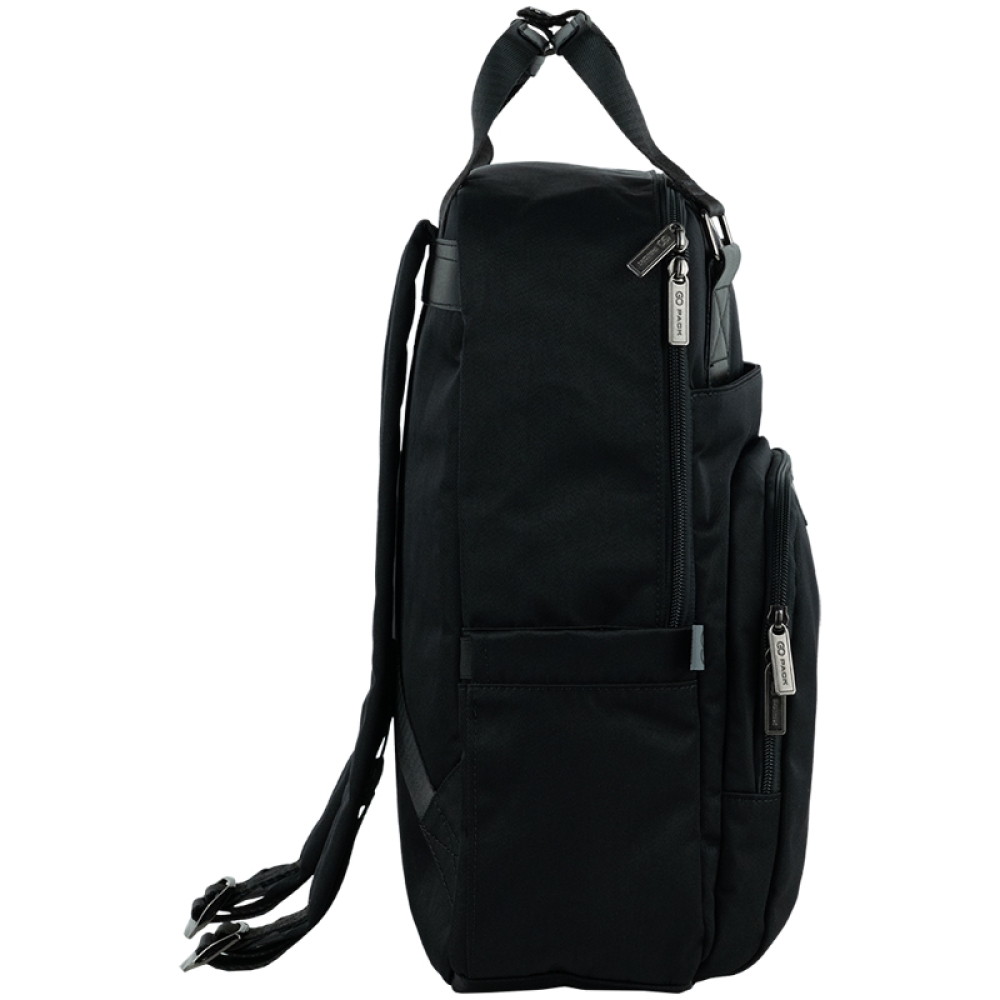 GoPack Education Teens GO25-179M-1 Black Side and Back View