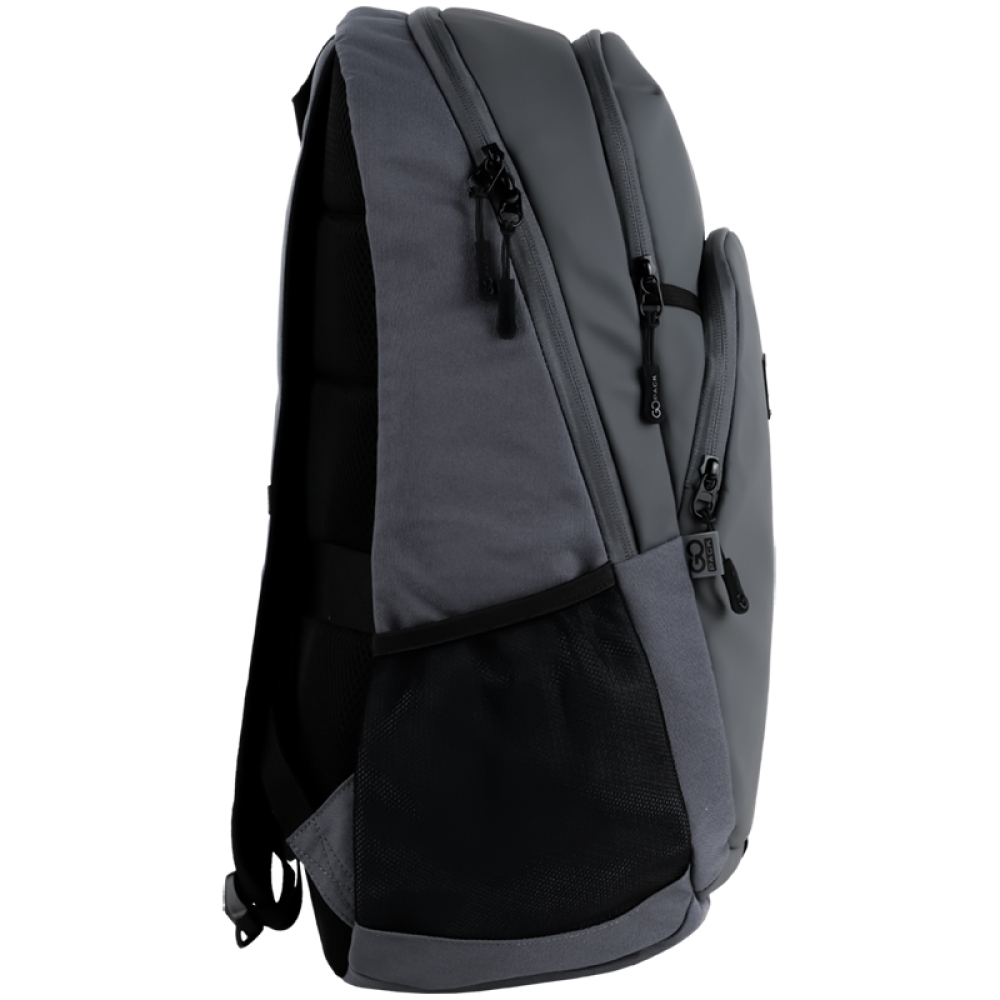 GoPack Education Teens GO25-185L-1 Gray Side and Back View