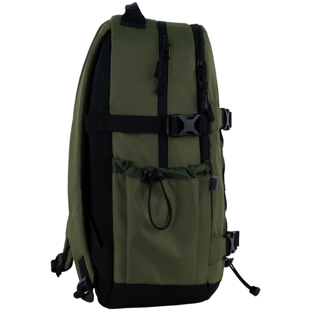 GoPack Education Teens GO25-186L-3 Khaki Side and Back View