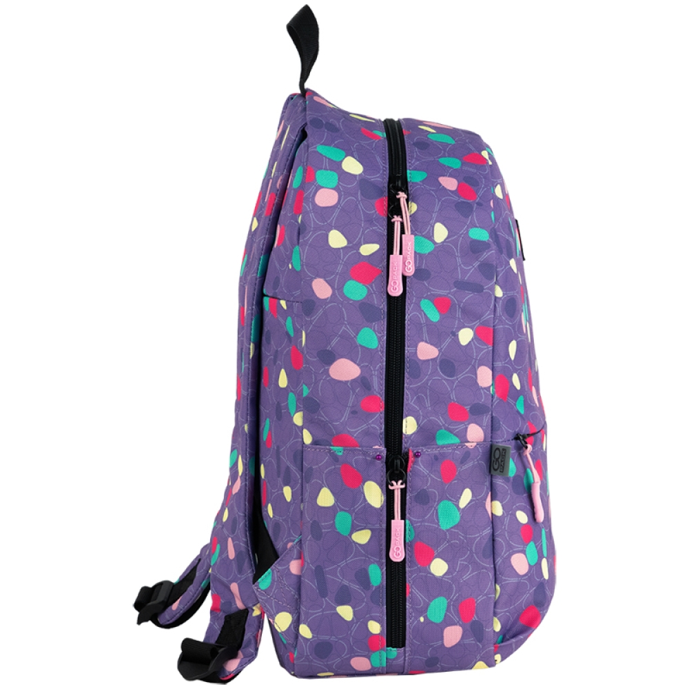 GoPack Education Teens GO25-188M-2 Pink Side and Back View
