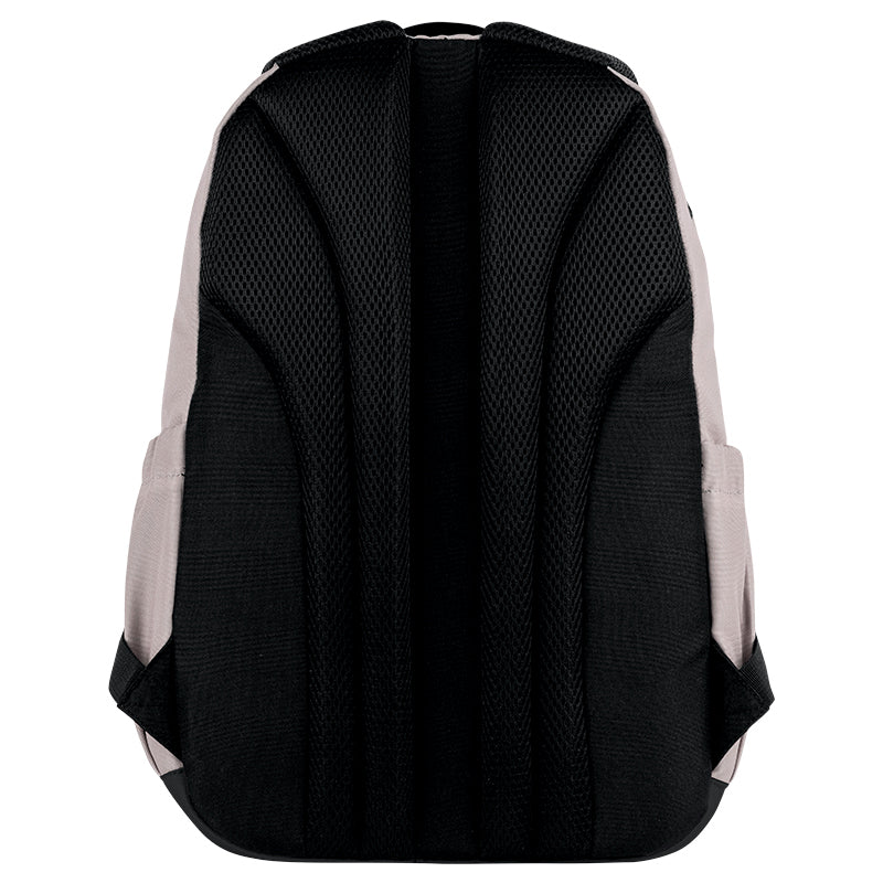 GoPack Beige Teen Backpack worn and fitted view